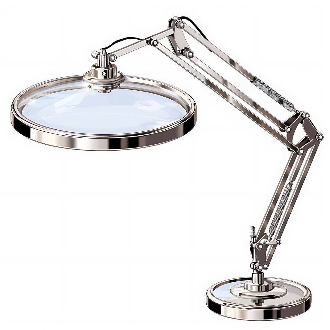 Loupe de lecture et lecture de manuels scolaires