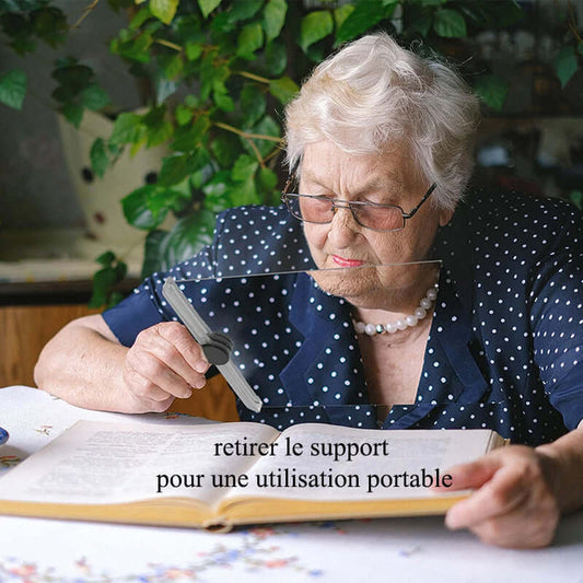 Peut-on utiliser une loupe de lecture pour lire une carte