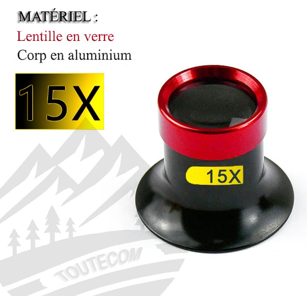 Lunette loupe précise