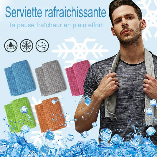 Serviette magique réfrigérante