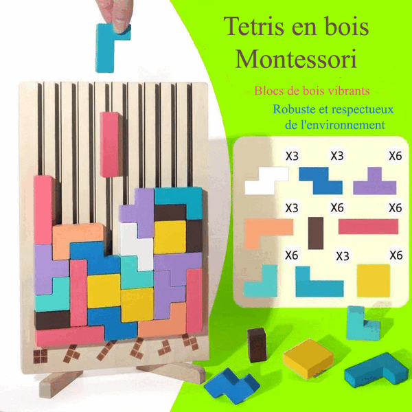 Tetris en Bois Ludique