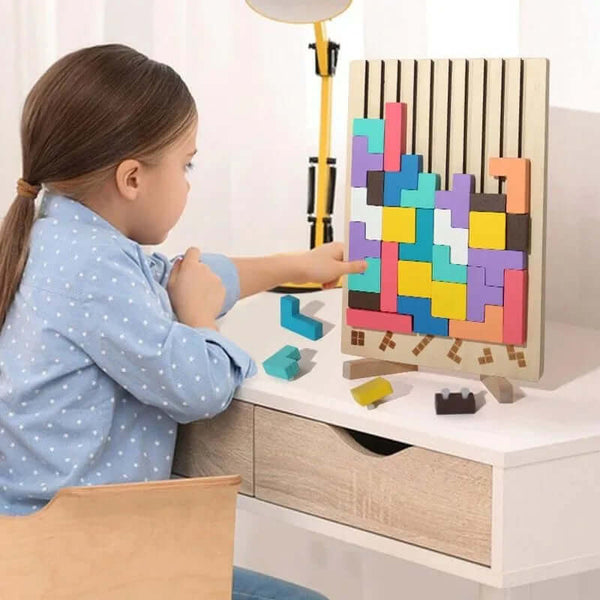 Tetris en Bois Ludique